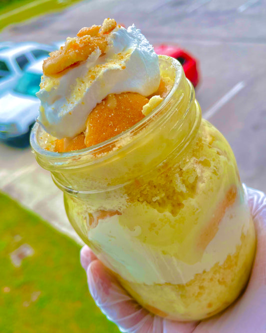 Banana Pudding Cake Jar