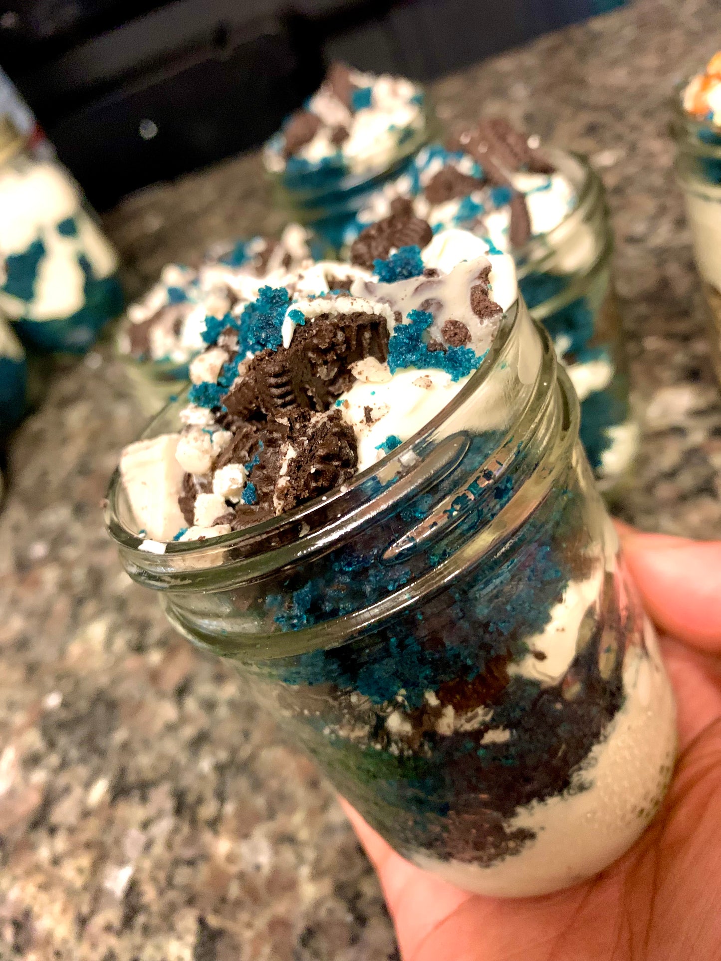 Blue Velvet Cookies & Cream Cake Jar (half size)