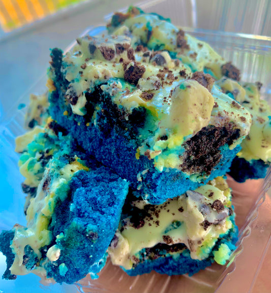 Blue Velvet Cookie Monster Brownie Recipe