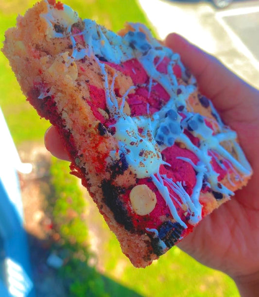 Red Velvet Oreo Brownies