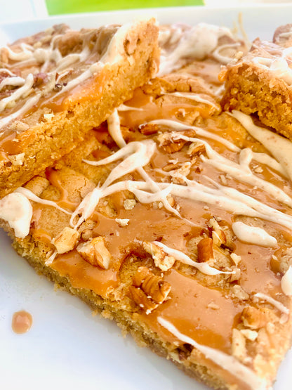 Butter Pecan Caramel Blondies